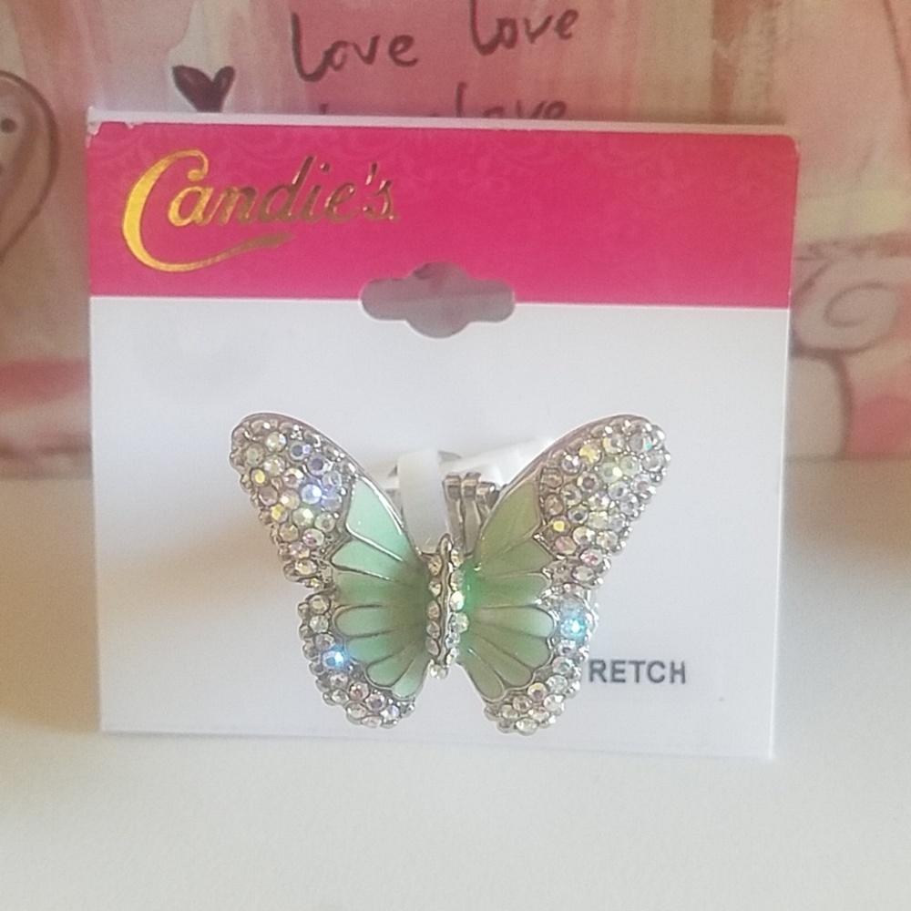 Candie's Stretch Butterfly Ring- BNWT